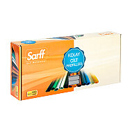 SARFF OVAL DOSYA SIRTLIĞI 6mm ŞEFFAF 100LÜ (15203006) - SARFF
