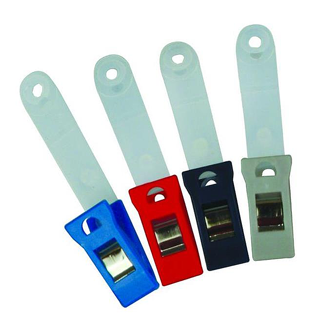 SARFF PLASTİK MAŞALI KART KLİPSİ YEŞİL 10LU (15209015)
