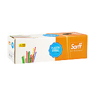 SARFF PLASTİK SPİRAL 10mm BEYAZ 100LÜ (15312017) - SARFF