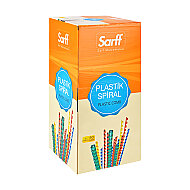 SARFF PLASTİK SPİRAL 25mm BEYAZ 50Lİ (15312061) - SARFF
