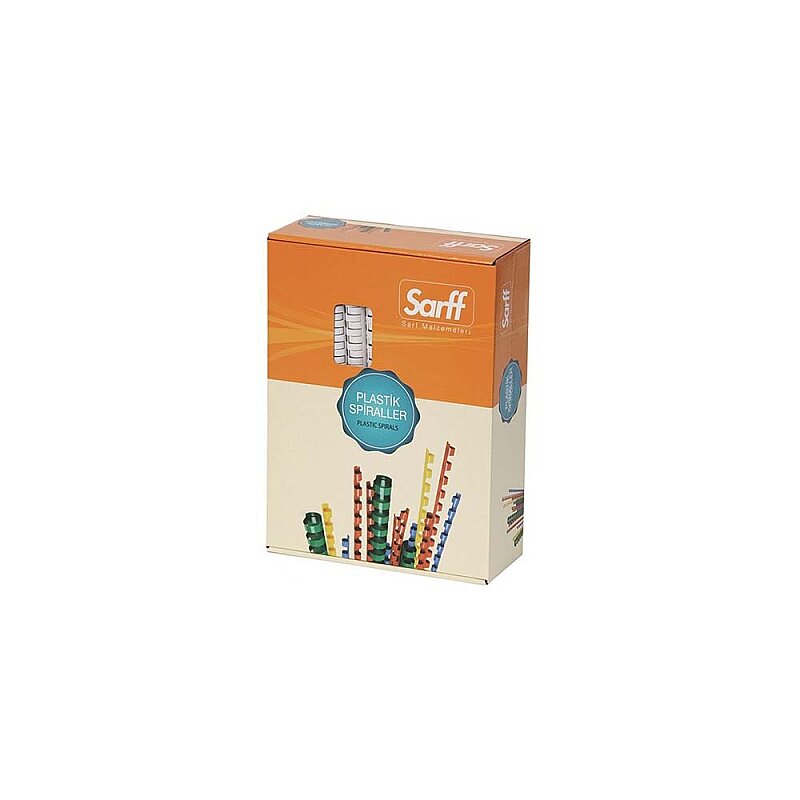 SARFF PLASTİK SPİRAL 45mm BEYAZ 50Lİ (15312081)