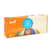 Sarff Geniş Dosya Sırtlığı 15Mm Şeffaf 100Lü (15203020) - SARFF