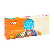 SARFF GENİŞ DOSYA SIRTLIĞI 15mm ŞEFFAF 100LÜ (15203020) - SARFF