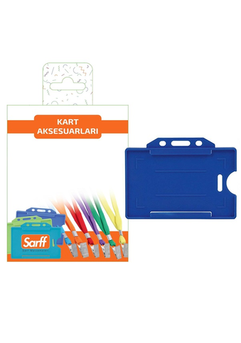 Sarff Yatay Kart Kabı Mavi 10Lu Blister (15209032) - 2