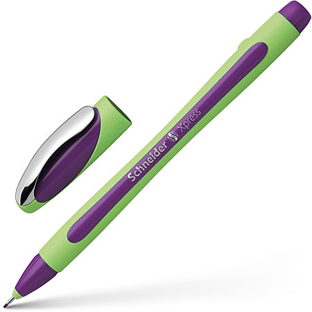 Schneider Xpress Fineliner Keçe Uçlu Kalem 0.8mm F Uç Mor (Scr093A) - 4