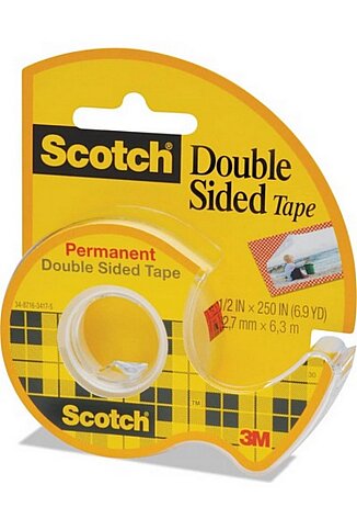 Scotch 136Yeni Çift Taraflı Astrasız Bant 12x6.3mm Kesicili - 2