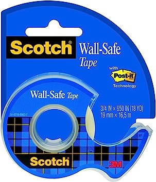 Scotch 183 Wall-Safe Bant 19mmx16.5m Kesicili (Duvara Zarar Vermez) - 2