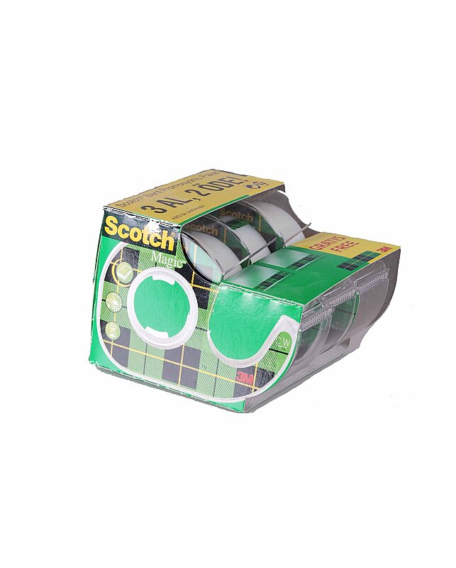 SCOTCH 8-1975C3 MAGİC KESİCİLİ BANT 19mmx7.5m 3LÜ