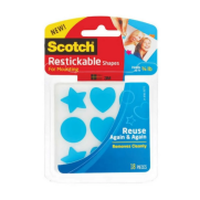 Scotch R100C Çift Taraflı Şekilli Şeffaf Bant - SCOTCH