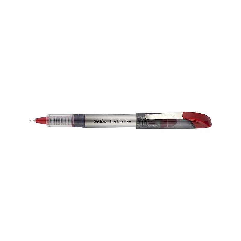 SCRİKSS FL-68 FİNELİNER KEÇE UÇLU KALEM 0.6mm KIRMIZI