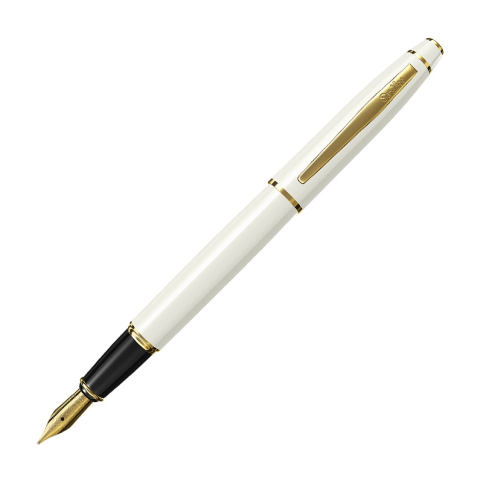 Scrikss 35 Dolma Kalem Beyaz-Altın Lüks Kutu - 1