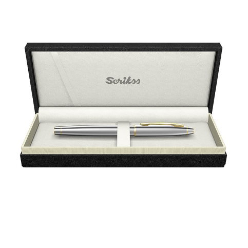 Scrikss 35 Roller Kalem Gold-Krom Lüks Kutu - 2