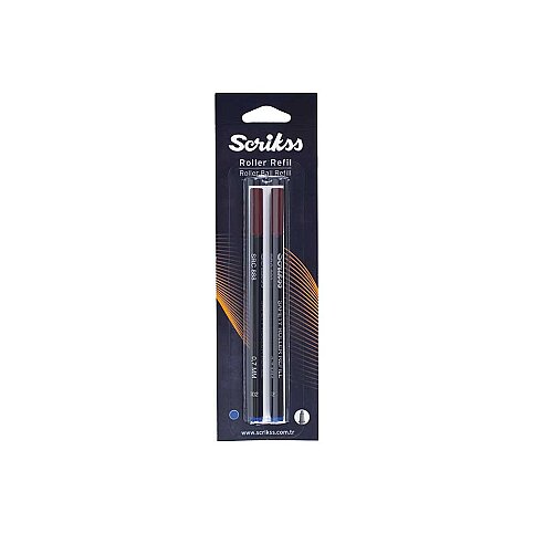SCRİKSS RR7205A ROLLER KALEM YEDEĞİ MAVİ 2Lİ BLİSTER - 1