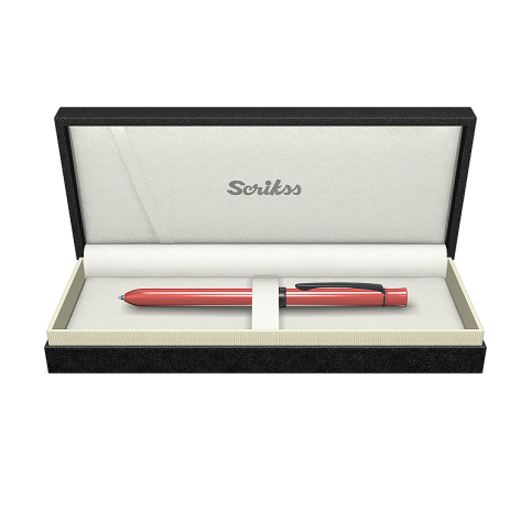 Scrikss 93 Trio Multi Fonksiyon Kalem Kırmızı - 2