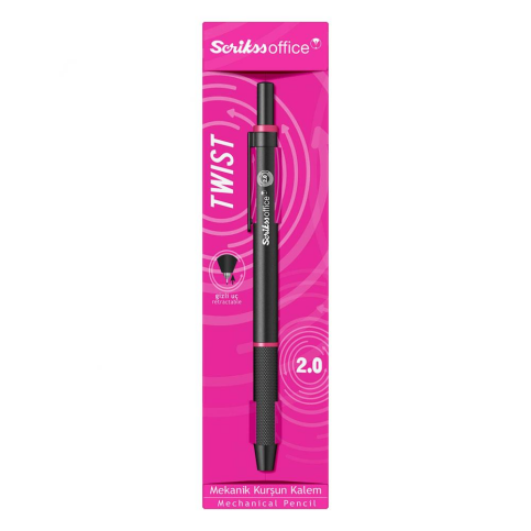 Scrikss Twist Versatil Kalem 2.0 Pembe - 2