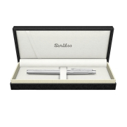 Scrikss 722W Balık Sırtı Roller Kalem Krom Lüx Kutu - 2