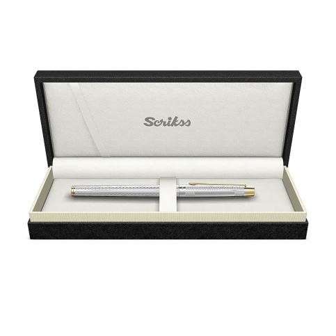 Scrikss 722W Balık Sırtı Roller Kalem Gold-Krom - 2