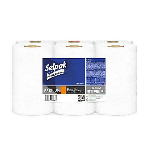 SELPAK ENMOTİON RULO DİSPENSER HAVLU 25cm 6LI (9681109)(7906636) - 1