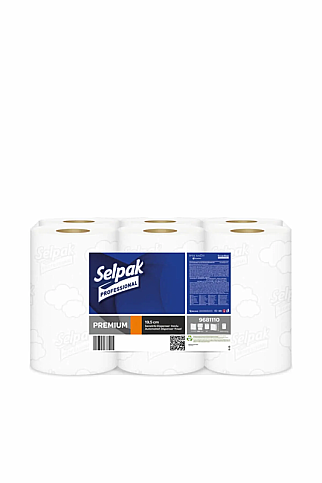 SELPAK PROFESSİONAL EXTRA DİSPENSER HAVLU 19.5cm 150m 6LI (7906637) - 1