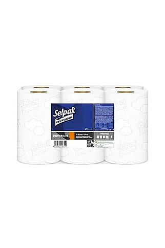 SELPAK PROFESSİONAL EXTRA DİSPNSER HAVLU 21cm 6LI (7903331)(7906631) - 1