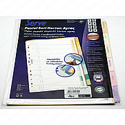 SERVE 5106 KARTON AYRAÇ A4 GÜNLER PASTEL (999) (SV-5106) - SERVE