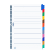 Serve 5525-K Karton Ayraç A4 12 Renk - SERVE