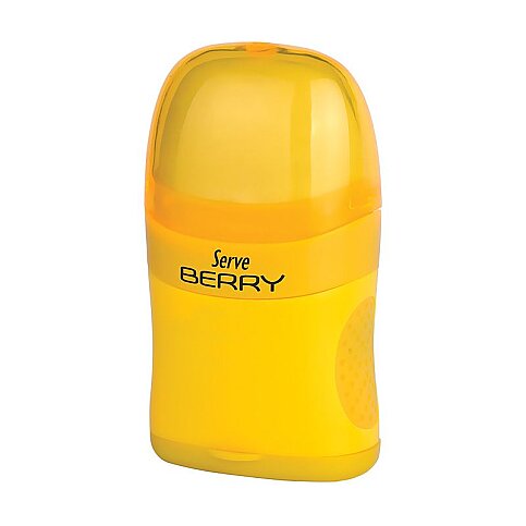 SERVE BERRY SİLGİLİ KALEMTRAŞ SARI (SV-BERRY1FS) - 1