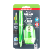 Serve Bold Versatil Kalem+Silgi+Kalemtraş Seti 07 Fosforlu Yeşil (Sv-Be) - SERVE