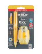 Serve Bold Versatil Kalem+Silgi+Kalemtraş Seti 07 Fosforlu Sarı (Sv-Be) - Serve