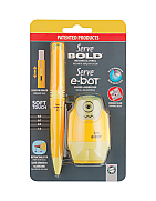 SERVE BOLD VERSATİL KALEM+SİLGİ+KALEMTRAŞ SETİ 07 FOSFORLU SARI (SV-BE)