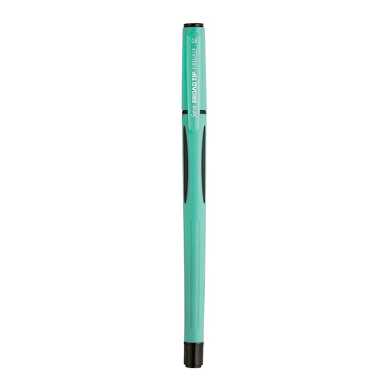 SERVE BROAD TİP FİNELİNER KEÇE UÇLU KALEM 0.8mm NANE YEŞİLİ (09)