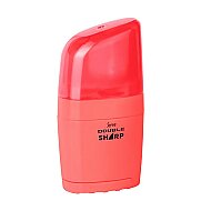 SERVE DOUBLE SHARP SİLGİLİ KALEMTRAŞ KIRMIZI (SV-D.SHARP1FK) - SERVE