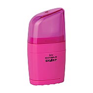 SERVE DOUBLE SHARP SİLGİLİ KALEMTRAŞ PEMBE (SV-D.SHARP1FP) - SERVE