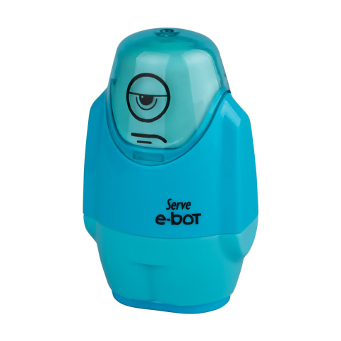 Serve E-Bot Silgili Kalemtraş Mavi (Sv-Ebot9Ktfm-T) - 1