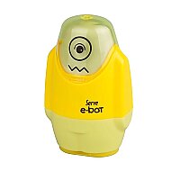 SERVE E-BOT SİLGİLİ KALEMTRAŞ SARI (SV-EBOT9KTFS-T) - SERVE