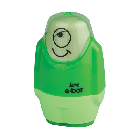 Serve E-Bot Silgili Kalemtraş Yeşil (Sv-Ebot9Ktfy-T) - 1