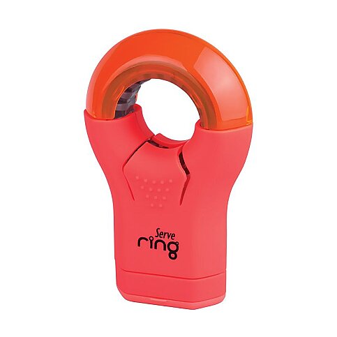 SERVE RİNG SİLGİLİ KALEMTRAŞ KIRMIZI (SV-RING8KTFK-T) - 1