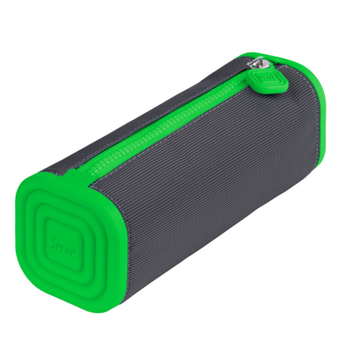 Serve Sl-Ply Prismo Kare Kalem Kutusu Neon Koyu Gri-Fosforlu Yeşil - 1