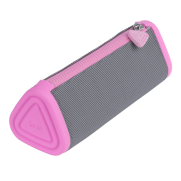 Serve Sl-Ply Prismo Üçgen Kalem Kutusu Pastel Açık Gri-Şeker Pembesi - SERVE