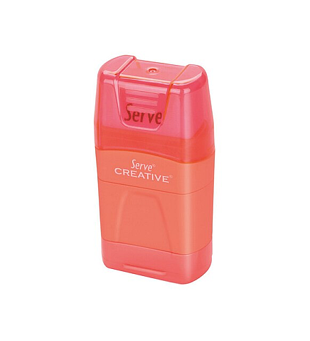 SERVE ER24DSP CREATİVE SİLGİLİ KALEMTRAŞ TURUNCU (SV-ER1T) - 1