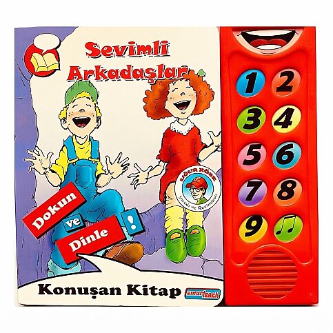 EKİCİ YAYINLARI DOKUN VE DİNLE SEVİMLİ ARKADAŞLAR SESLİ KİTAP-UĞUR KÖSE - 1