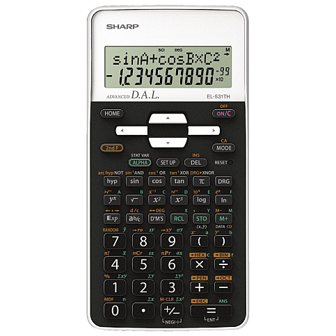 SHARP EL-531TH-WH 273 BİLİMSEL FONKSİYONLU HESAP MAKİNESİ BEYAZ (HM.SH0022) - 1