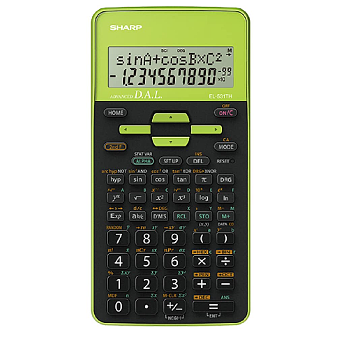 SHARP EL-531THB-GR 273 BİLİMSEL FONKSİYONLU HESAP MAKİNESİ YEŞİL (HM.SH0011) - 1