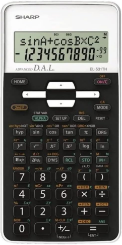 Sharp El-531Thb-Wh 273 Bilimsel Fonksiyonlu Hesap Makinesi Beyaz (Hm.Sh0014) - 1