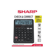 Sharp El-Cc12Gp İşlem Kontrollü Hesap Makinesi 12 Hane Siyah (Hm.Sh0010) - SHARP (1)