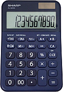 SHARP EL-M335B-BL HESAP MAKİNESİ 10 HANE MAVİ (HM.SH0004) - SHARP