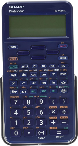 Sharp El-W531Tlb-Bl 420 Bilimsel Fonksiyonlu Hesap Makinesi Mavi (Hm.Sh0017) - 1