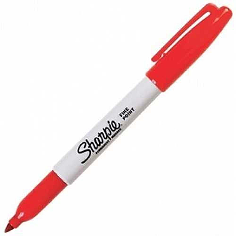 Sharpie Fine Permanent Markör Kırmızı (1741832)(S0810940) - 3
