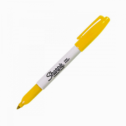 Sharpie Fine Permanent Markör Kalem Koyu Sarı (1836460) - SHARPİE