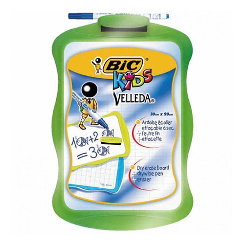 BİC VELLEDA MİNİ BEYAZ TAHTA 1218+KALEM 1721+SİLGİ (841362)